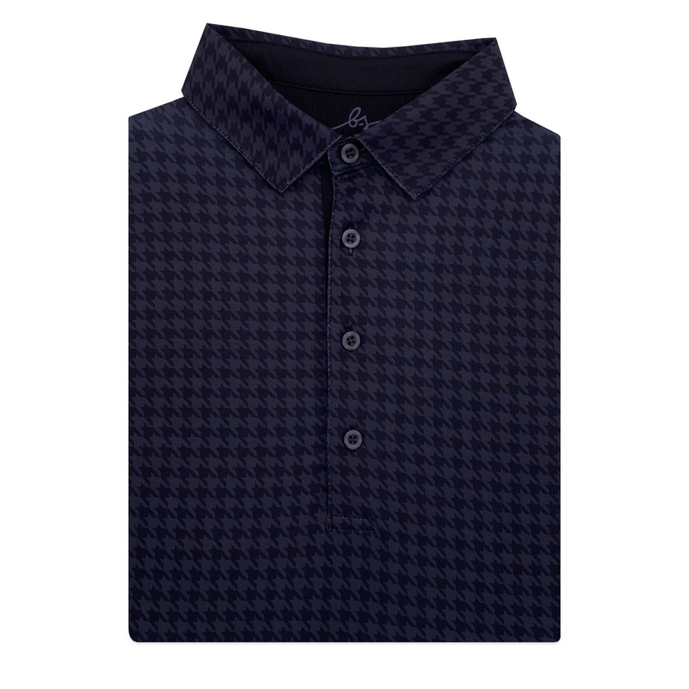 Boston Scott Golf Houndstooth Golf Shirt *NWT
